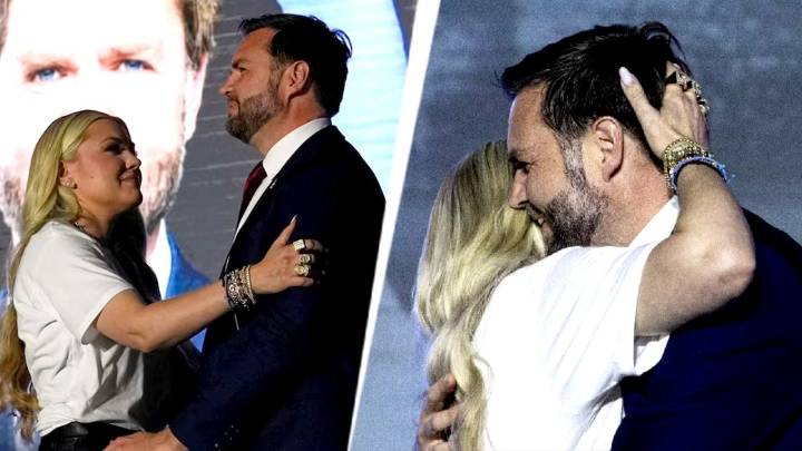 Lip reader reveals Erika Kirk's emotional exchange with JD Vance during viral hug