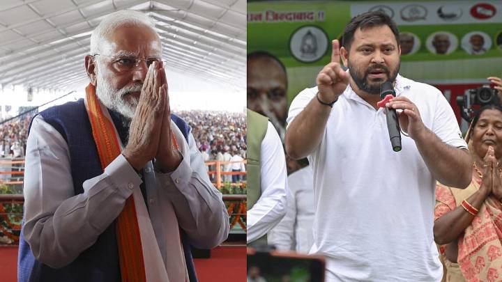 PM alleges 'Jungle Raj' Tejashwi hits back with 'Maha Jungle Raj'