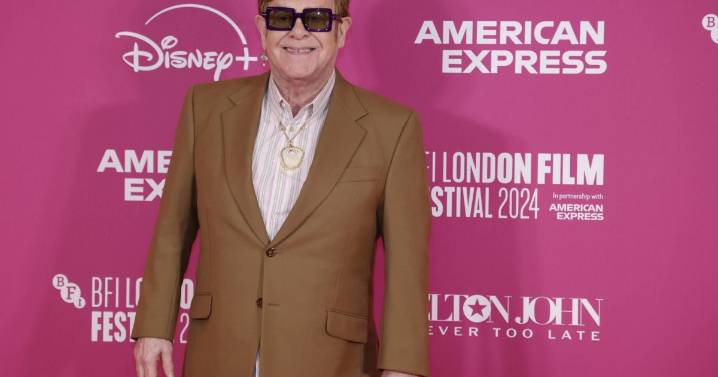 Sir Elton John: Losing my eyesight is ‘devastating’