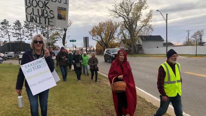 Book lovers protest proposed cuts to Bemidji Public Library