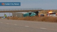 UHP: Semi loaded with blocks of cheese crashes on I