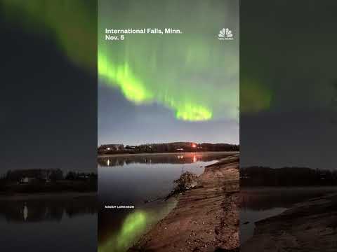 Northern lights illuminate Midwest skies