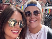 I divorced my husband, and 6 months later, I met my girlfriend. We are celebrating Thanksgiving with both our families this year.