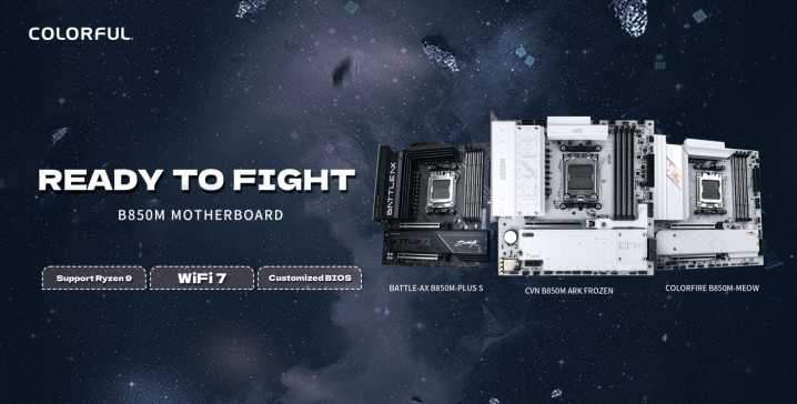 Colorful Confirms Next-Gen AMD Ryzen "Zen 6" CPU Support On Its Latest B850 Motherboards: CVN, Battle