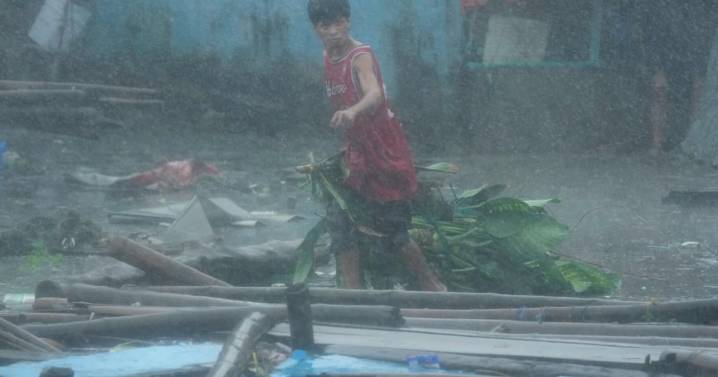 Typhoon Fung-wong leaves damage in the Philippines, in photos