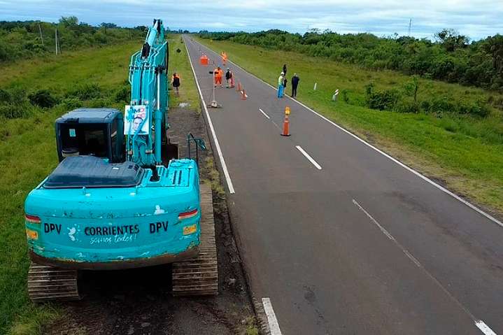 Habilitaron el tránsito sobre Ruta Nacional 12 Km 1187 en Corrientes