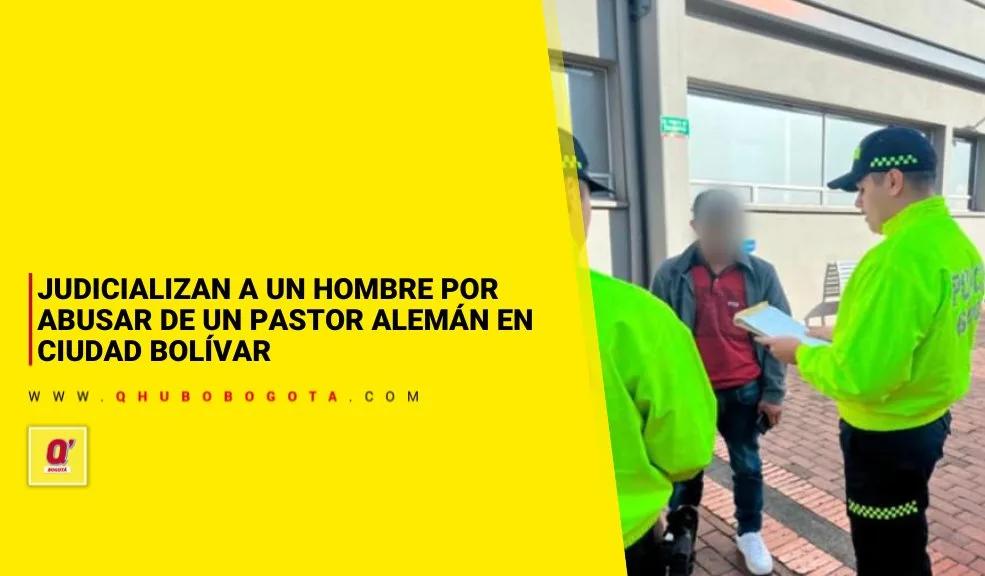Judicializan a un hombre por abusar de un Pastor Alemán en Ciudad Bolívar