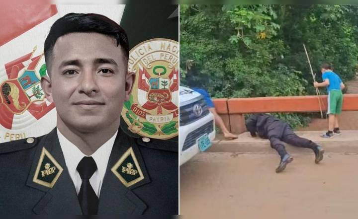 Suboficial fallece tras rescatar a dos personas atrapadas por caudal del río Sisa en San Martín