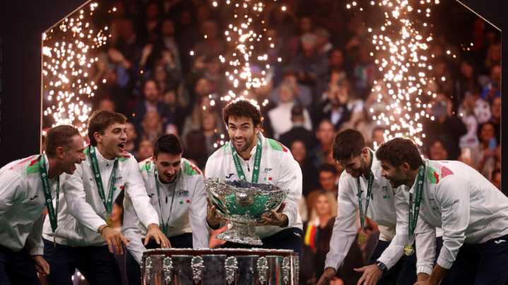 Italia venció a España en la final de la Copa Davis y se coronó campeón por tercera vez consecutiva