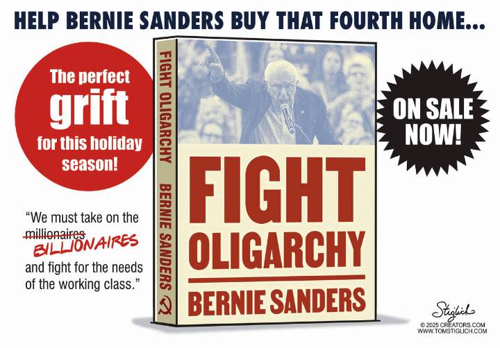 CARTOONS: How you can help Bernie buy a fourth house