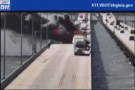 Vehicle fire shuts down northbound I