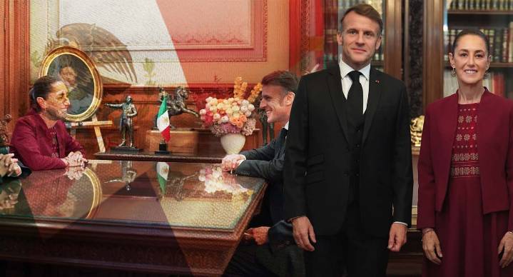 ‘Reafirmamos la buena relación de respeto e igualdad’, afirma Sheinbaum tras visita de Macron a México