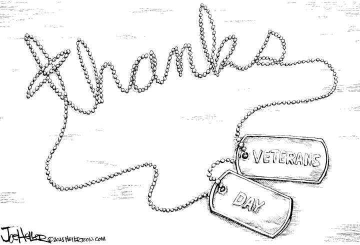 Editorial cartoon for Nov. 8, 2025