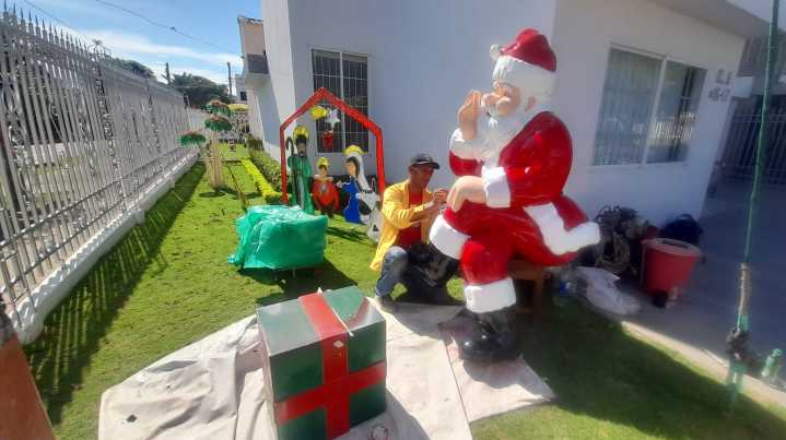 Preparando la navidad