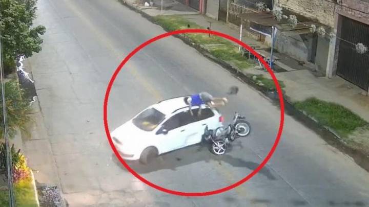 Quiso girar en "U" y causó un accidente en Banda del Río Salí