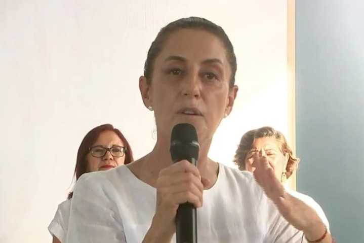 ‘Nunca hay que usar la violencia’, responde Sheinbaum ante marcha