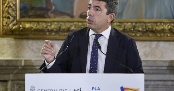 Mazón comparece este lunes a las 9:00 para desvelar su futuro