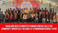 Nagaland Health Minister Paiwang Konyak Calls for Community
