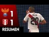 Resumen extendido y video: Perú vs. Rusia (1-1), con gol de Alex Valera
