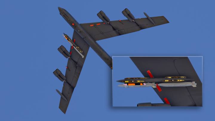 B-52 Spotted During Testing of Unidentified Weapon