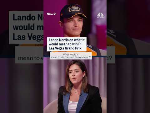 Lando Norris on what it would mean to win F1 Las Vegas Grand Prix