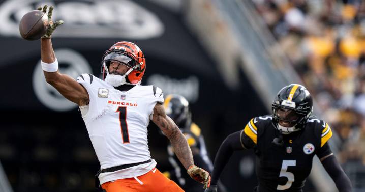 Bengals star Ja’Marr Chase suspended 1 game for spitting on Steelers’ Jalen Ramsey