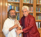 Spiritual Teacher Sri Sri Ravi Shankar calls on LG Manoj Sinha