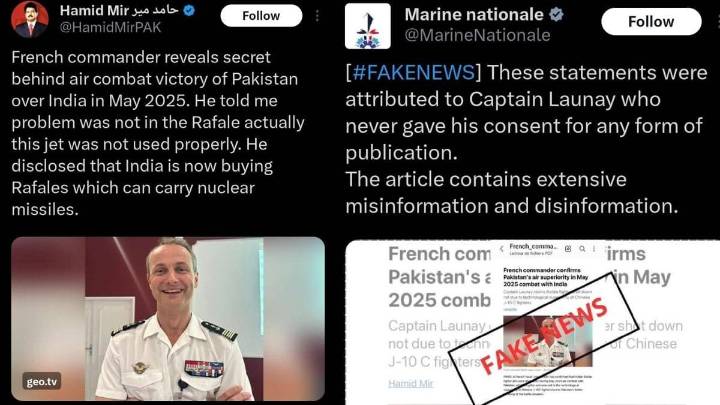 French Navy Debunks Pakistan's Rafale Claims, Calls It 'Misinformation' World News