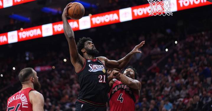 Philadelphia 76ers' Joel Embiid out for Tuesday's game against Celtics due to right knee soreness