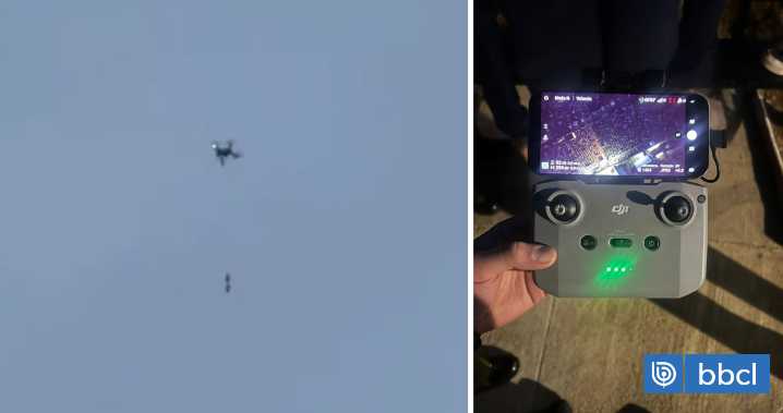 Exreo usó un dron para ingresar celulares a la cárcel de Osorno: fue sorprendido y detenido
