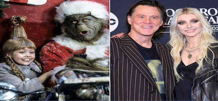Jim Carrey y Taylor Momsen comparten un tierno momento 25 años después de «El Grinch»