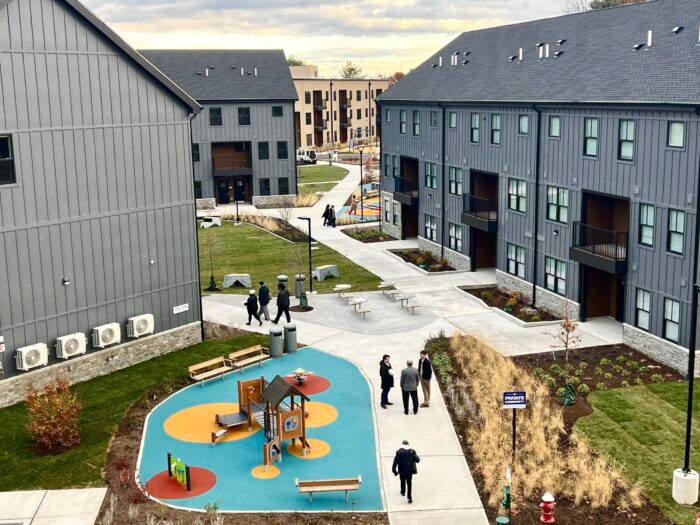 A landmark affordable housing development triumphantly opens on Golden Hill in Kingston