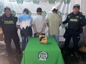 Capturan a tres presuntos homicidas con arma ilegal