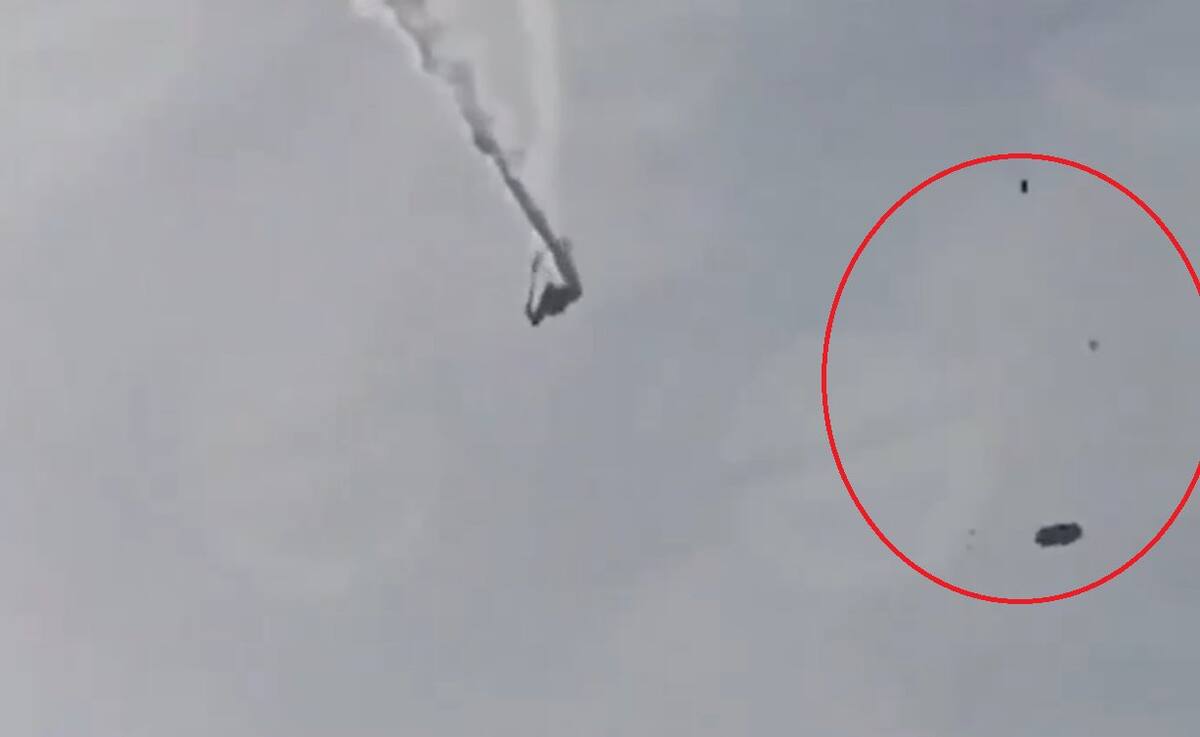 No hubo sobrevivientes. Georgia: el momento en que un avión militar turco con 20 personas a bordo cae fuera de control