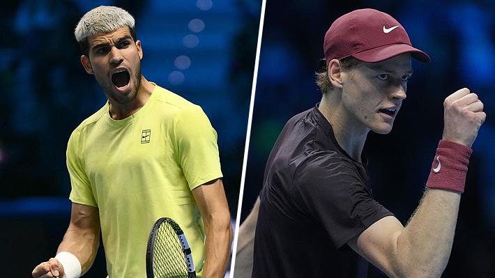 Alcaraz y Sinner llegan a la final del Torneo de Maestros: A qué hora juegan y quién transmite el nuevo clásico del tenis Los dos mejores del mundo buscarán ser campeones en Turín.