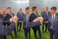 VIDEO. El incómodo momento que vivió Pablo Milad con el presidente de la Conmebol tras la final de la Copa Libertadores