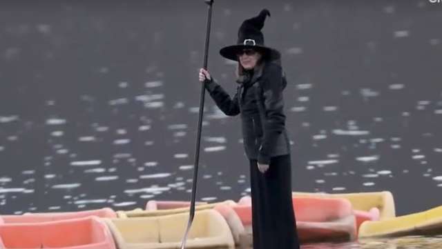 Durango 'witches' trade broomsticks for paddles