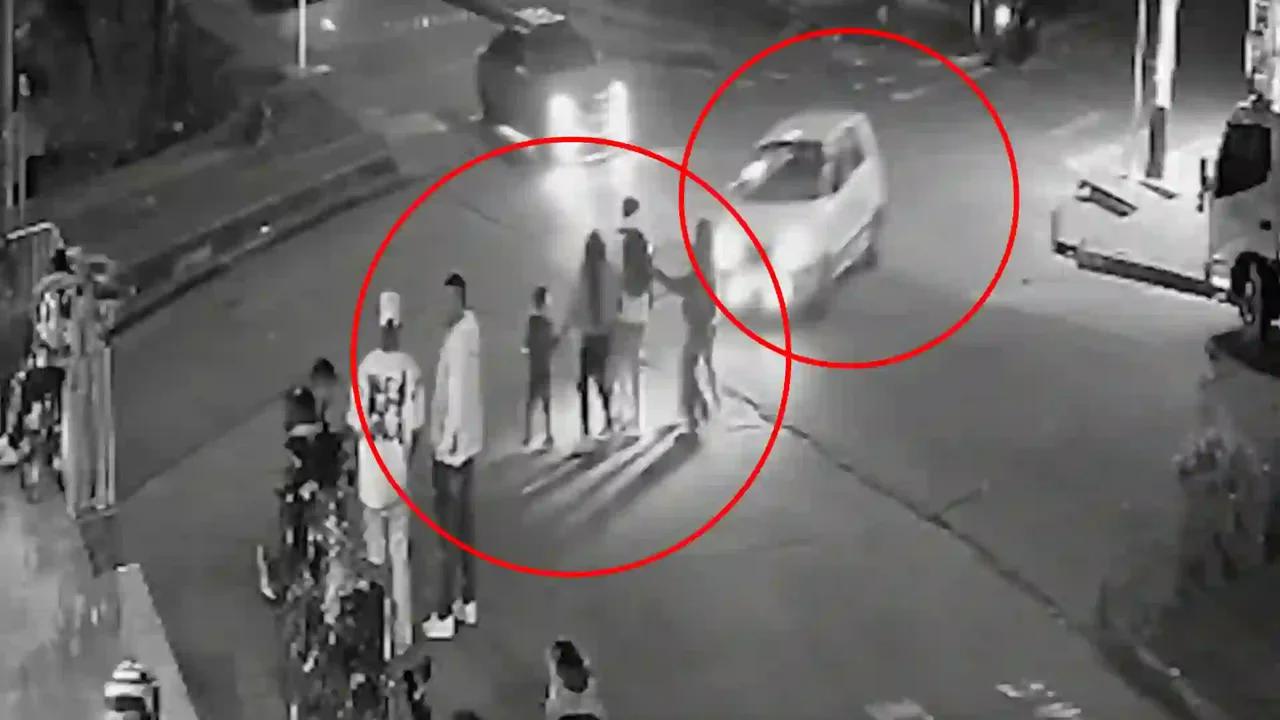 Video del taxista borracho que embistió a 11 personas y dejó a varios menores en estado crítico