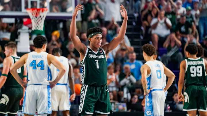 Michigan State basketball beats North Carolina, 74