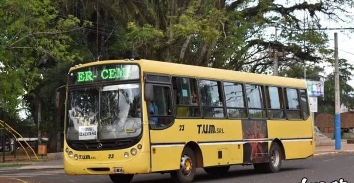Montecarlo: Choferes levantan paro de colectivos y se normaliza el servicio