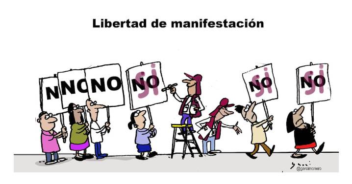 Libertad de manifestación