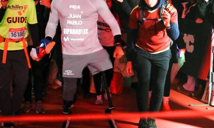 Juan Pablo Dos Santos, el último en cruzar la meta del Maratón de Nueva York; el primero en demostrar que no hay imposibles