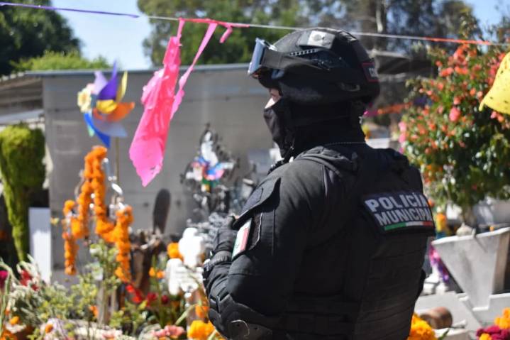 Saldo blanco en San Pedro Cholula durante las festividades del Día de Muertos