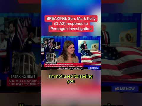 BREAKING: Sen. Mark Kelly responds to Pentagon investigation