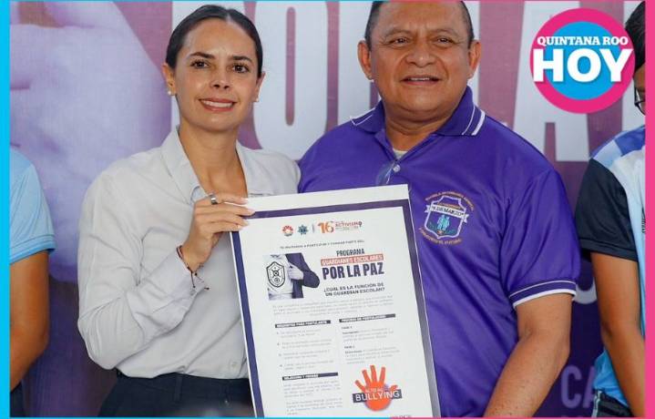 Ana Paty Peralta lanza el programa ‘Guardianes Escolares por la Paz’