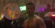 Glen Powell Fans Rave Over His 'Perfectly Sculpted Butt' Being Shown in Naked 'Running Man' Scene: Watch