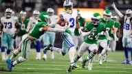 Cowboys rally to beat Eagles 24-21 on Aubrey's game
