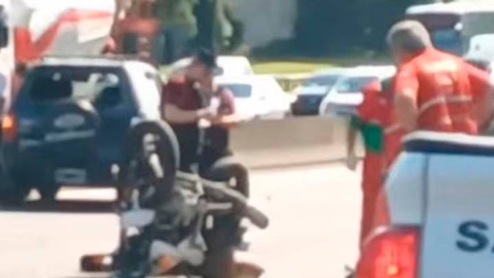 Tragedia en la General Paz: un muerto tras el choque entre un auto y una moto