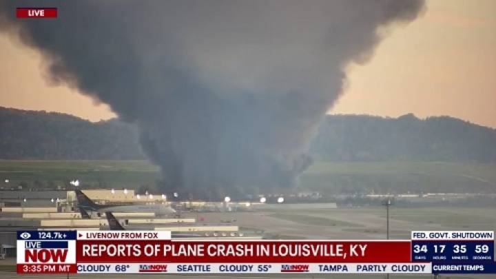 Tragedia aérea en Kentucky: un avión de UPS se estrella en el aeropuerto de Louisville poco después del despegue
