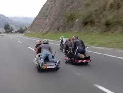 Un muerto y cuatro heridos dejó competencia de carros de balineras sin permisos